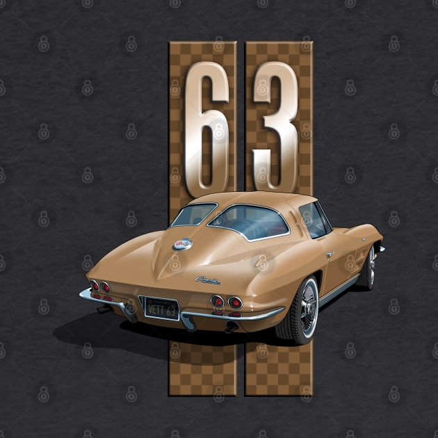 63 corvette by candcretro